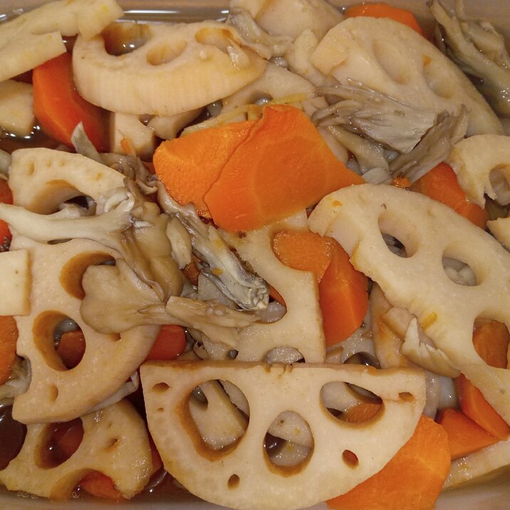 筑前煮風!れんこんの煮物